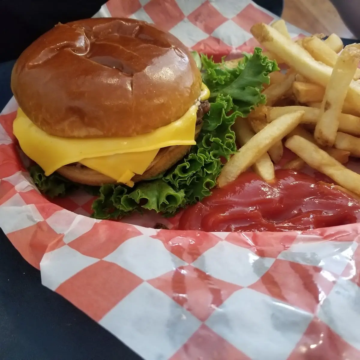 Burger and Fries