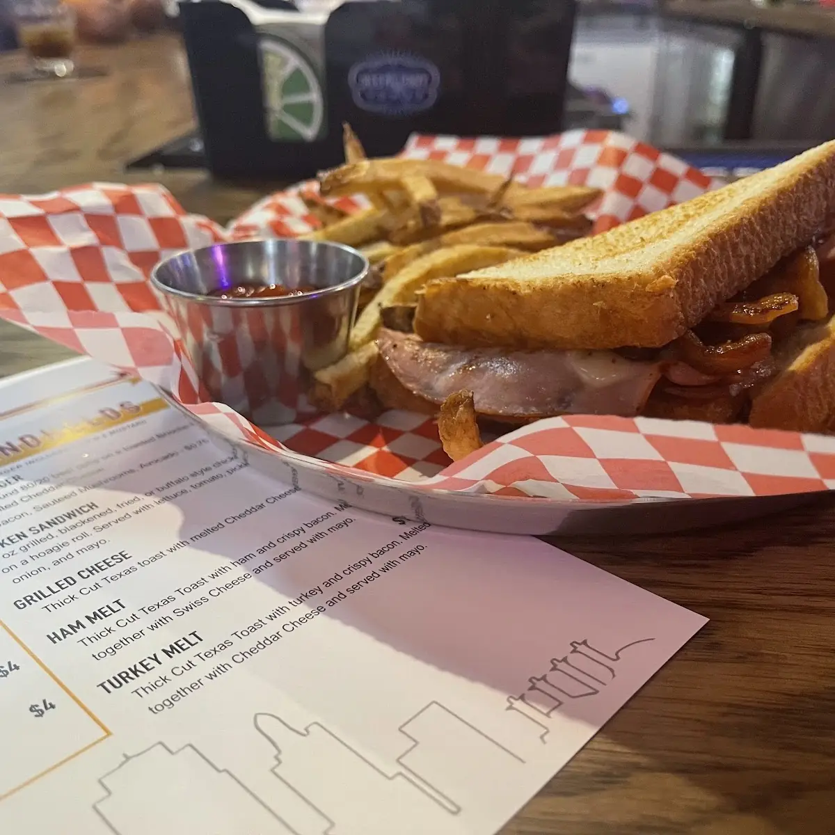 Toasted Sandwich and Fries