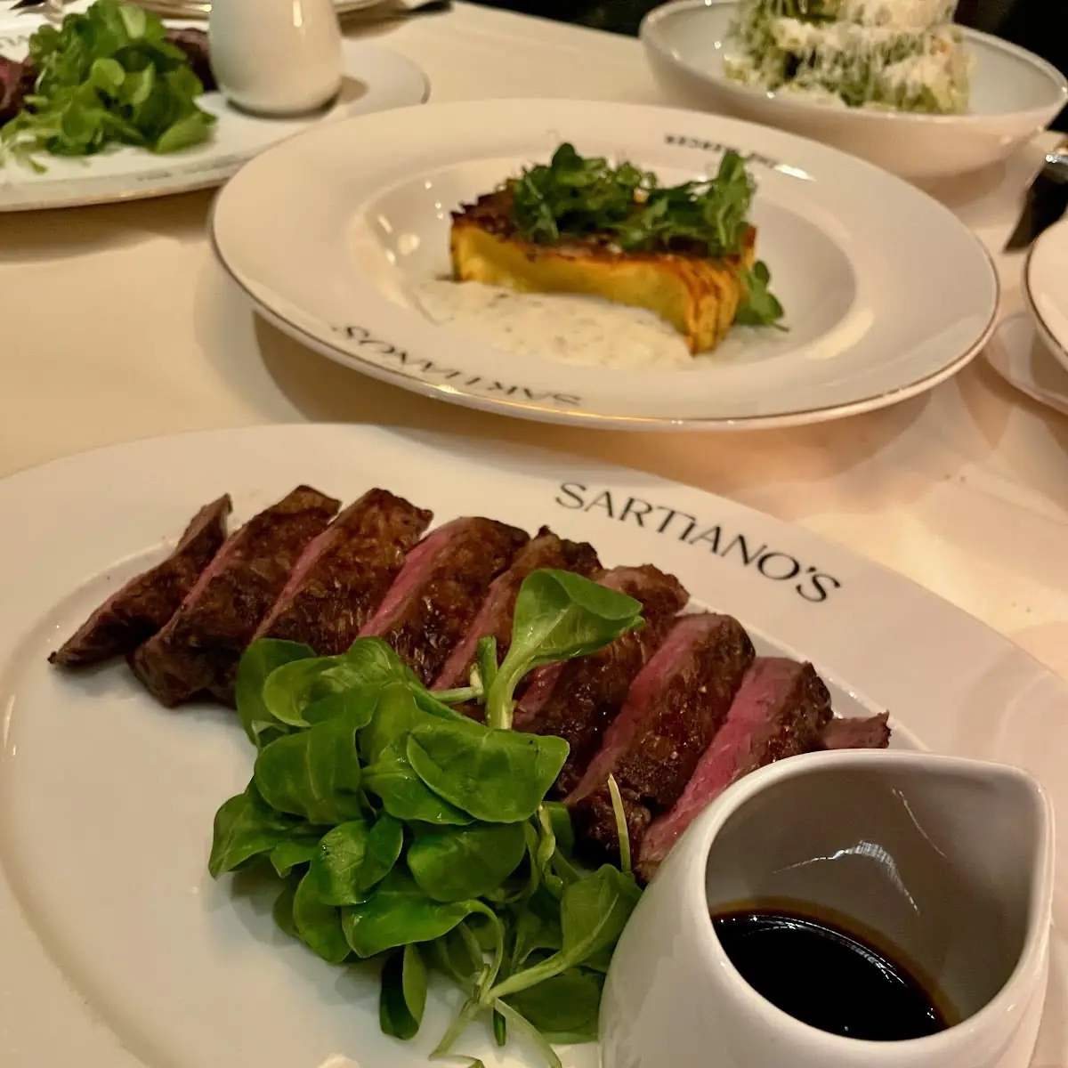 Seared Steak with Red Wine Sauce