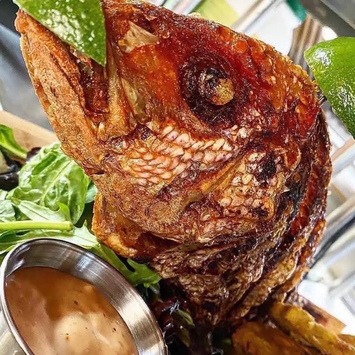 Chillo Frito Fried Red Snapper