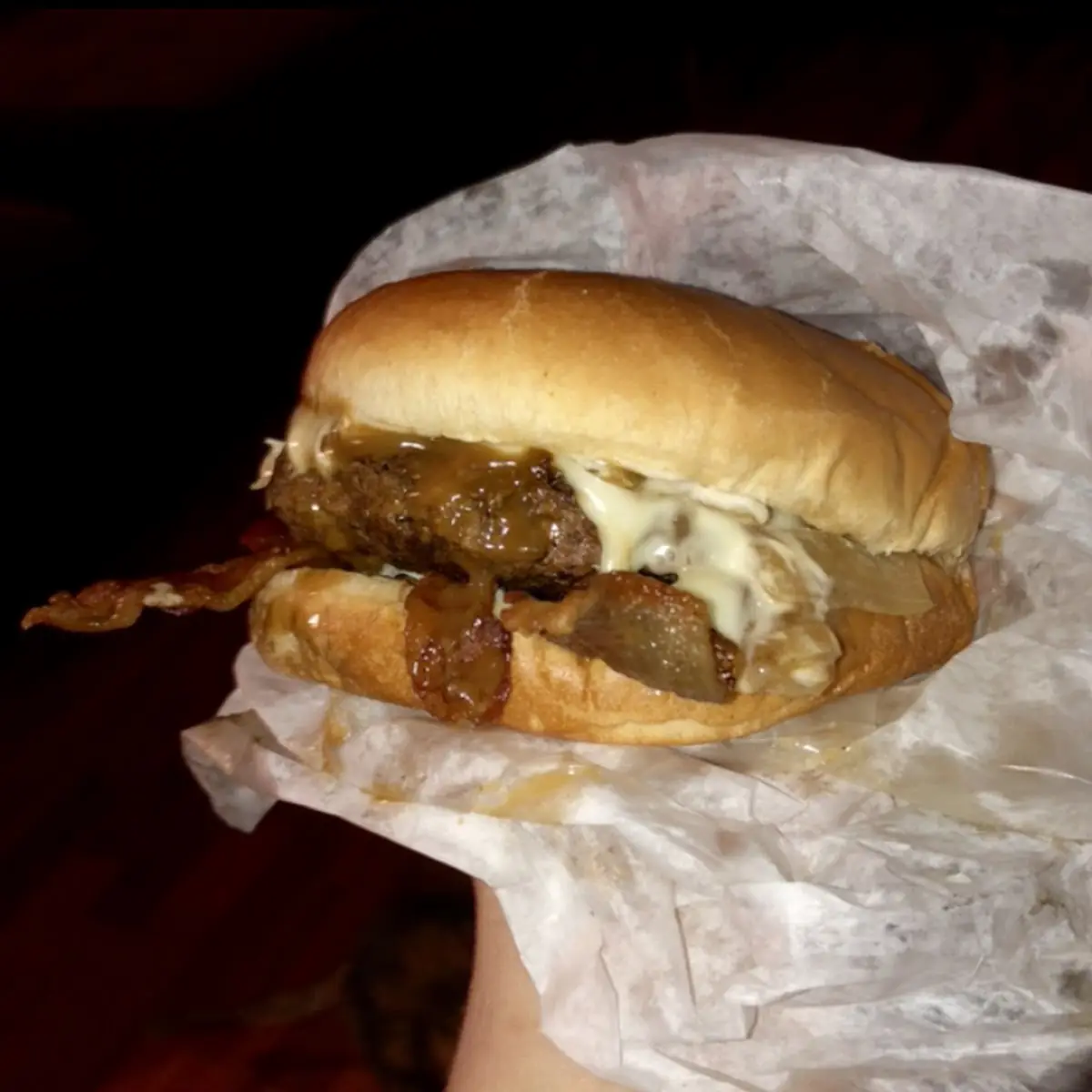 Bacon Mushroom Swiss Burger