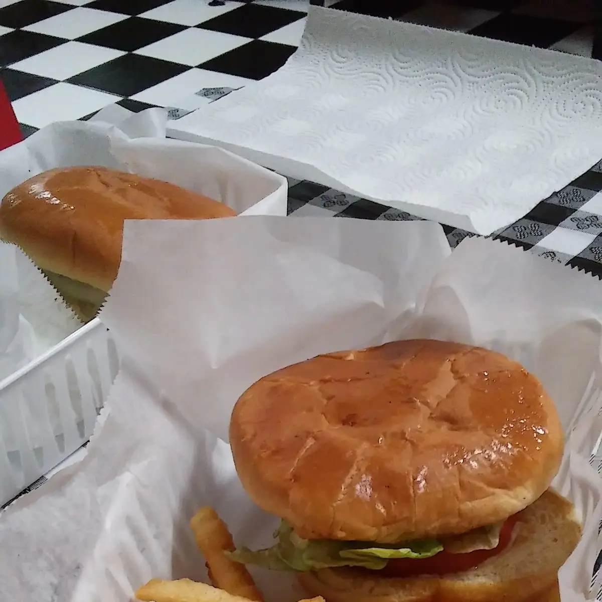 Hamburger and Fries