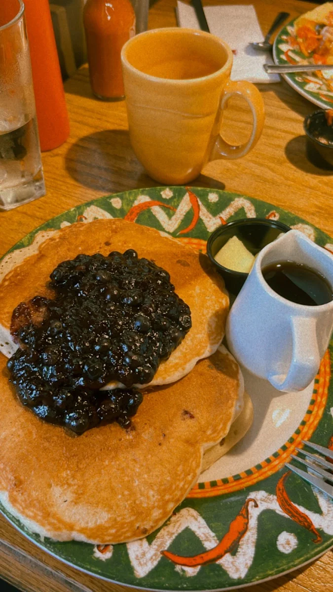 Blueberry Pancakes, Pescadores Bistro