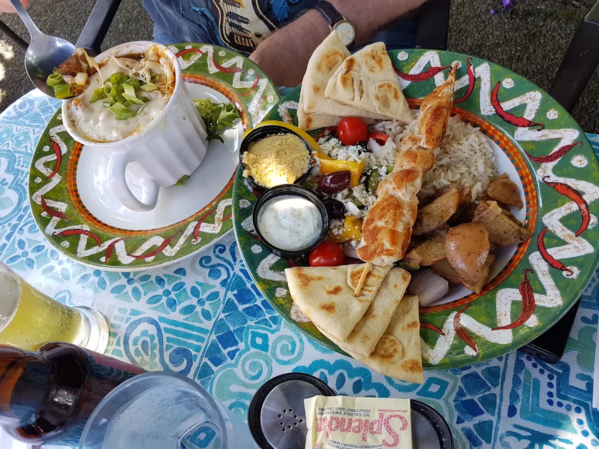 Greek Combo, Pescadores Bistro