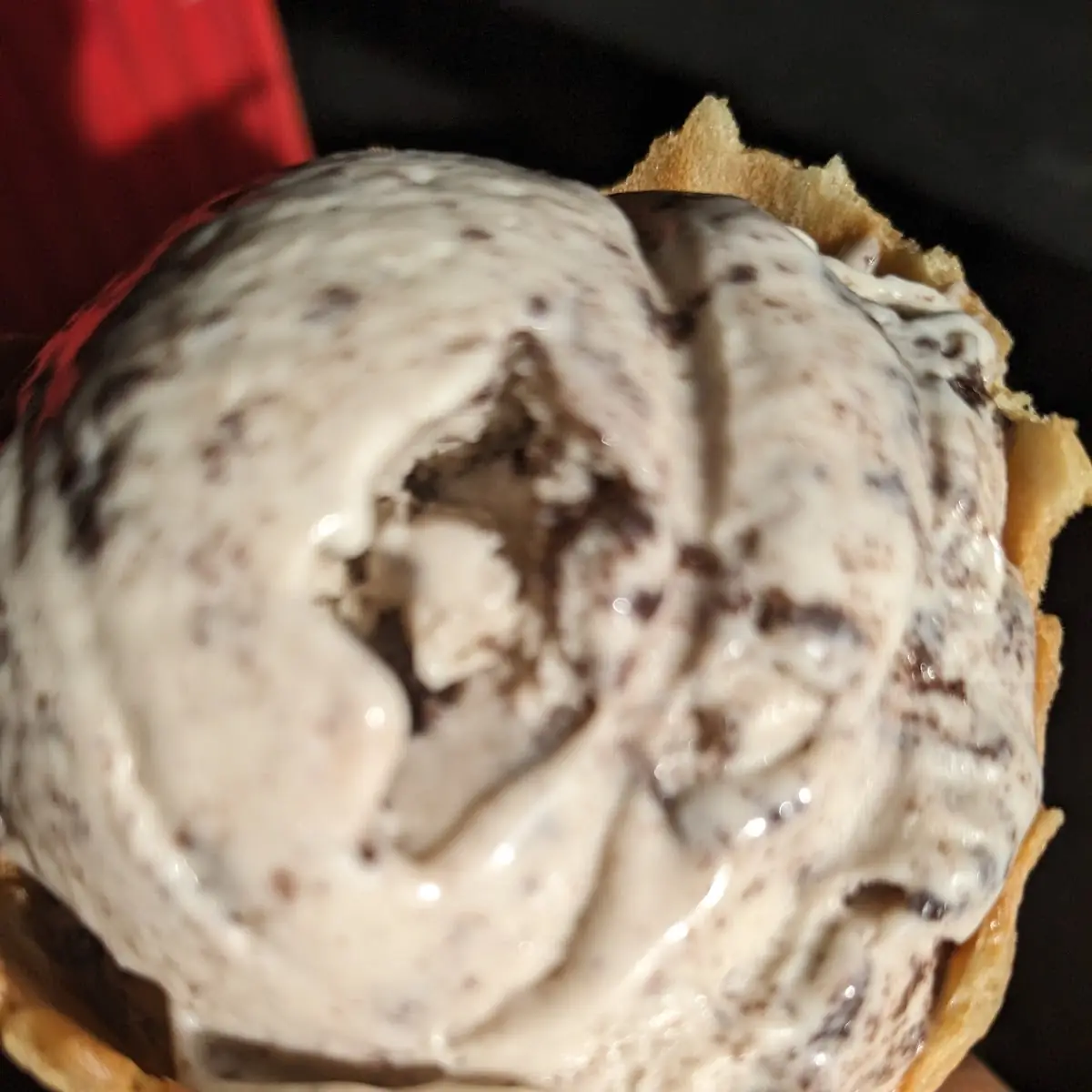 Cookie Dough Waffle Cone