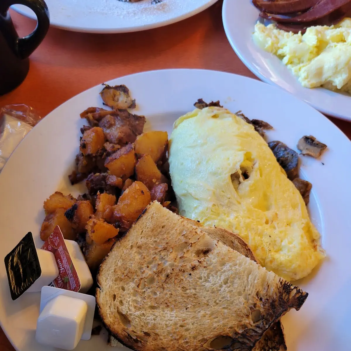 Three Eggs Home Fries