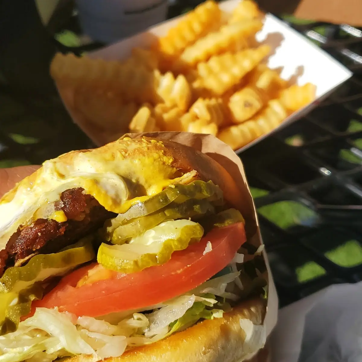 Veggie Burger & Fries