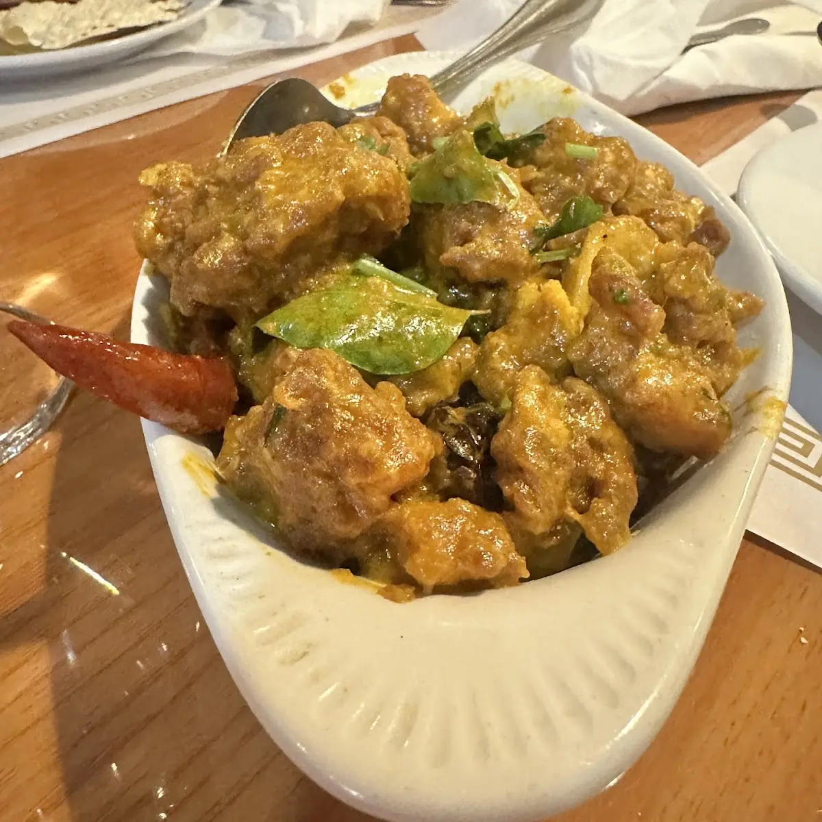 Manchurian Chicken Wings Mint Leaf Chefs Specialty