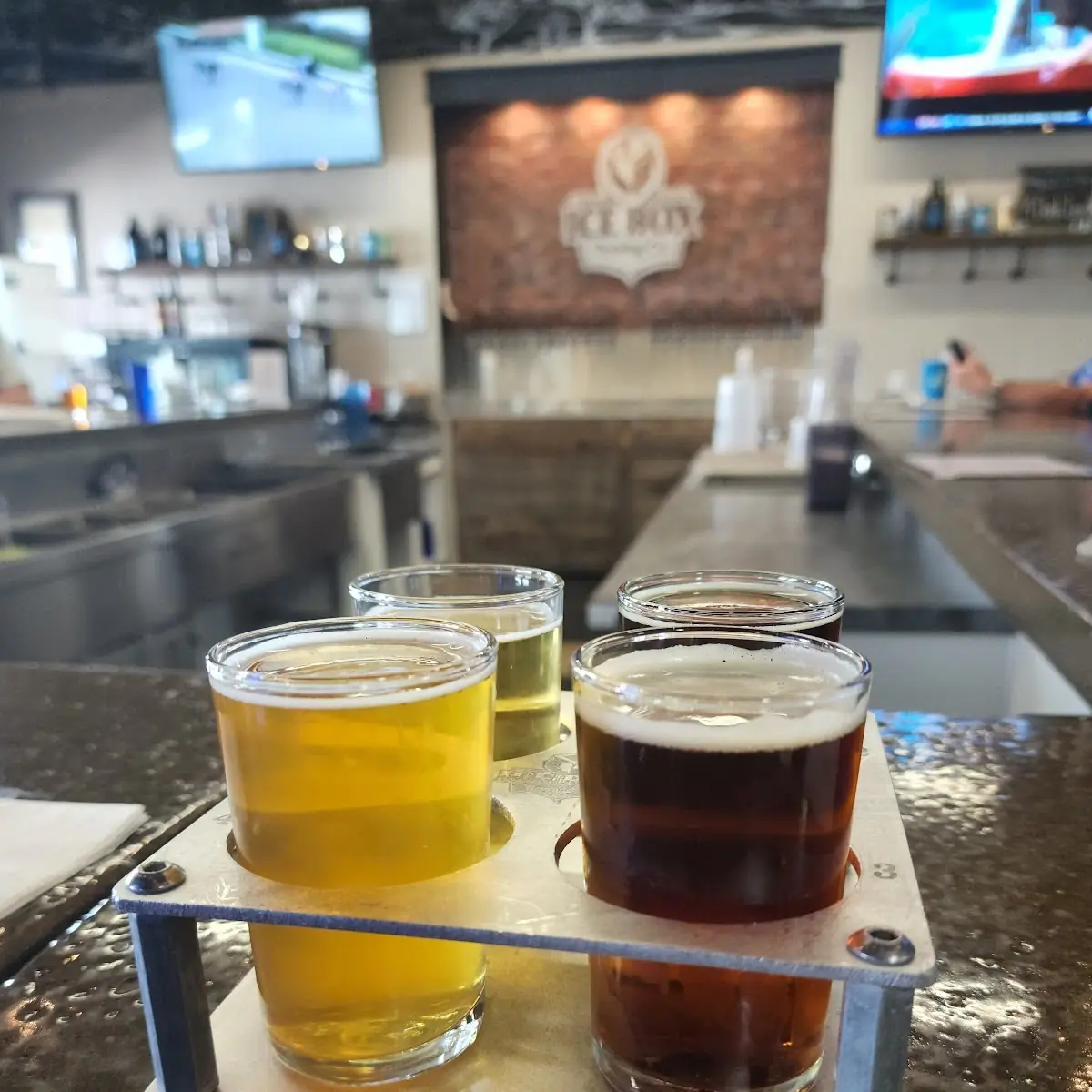 Beer Flight with Varied Pours