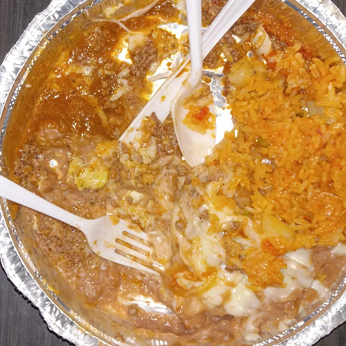 One Enchilada Rice and Beans