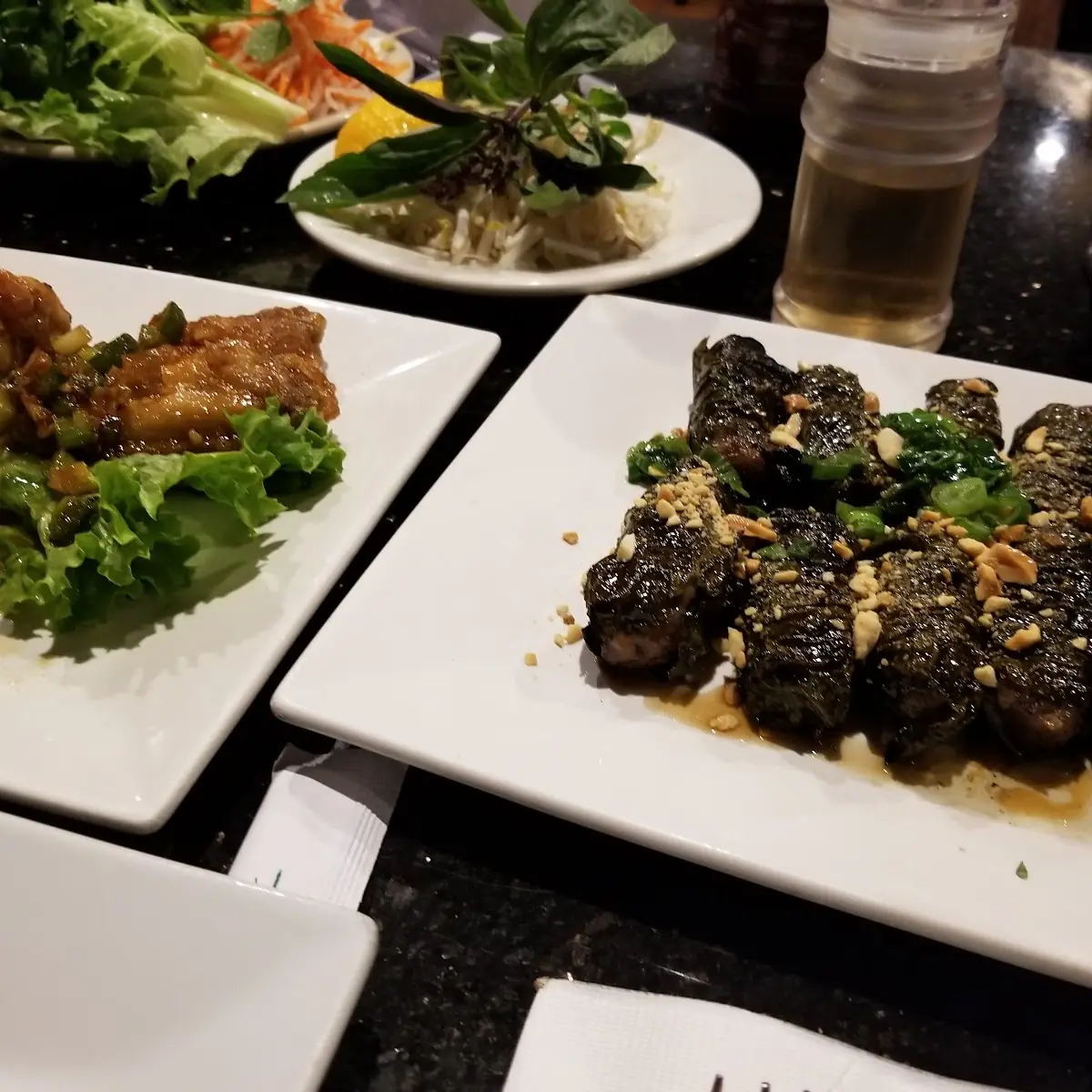 Grape Leaves and Chicken Wings