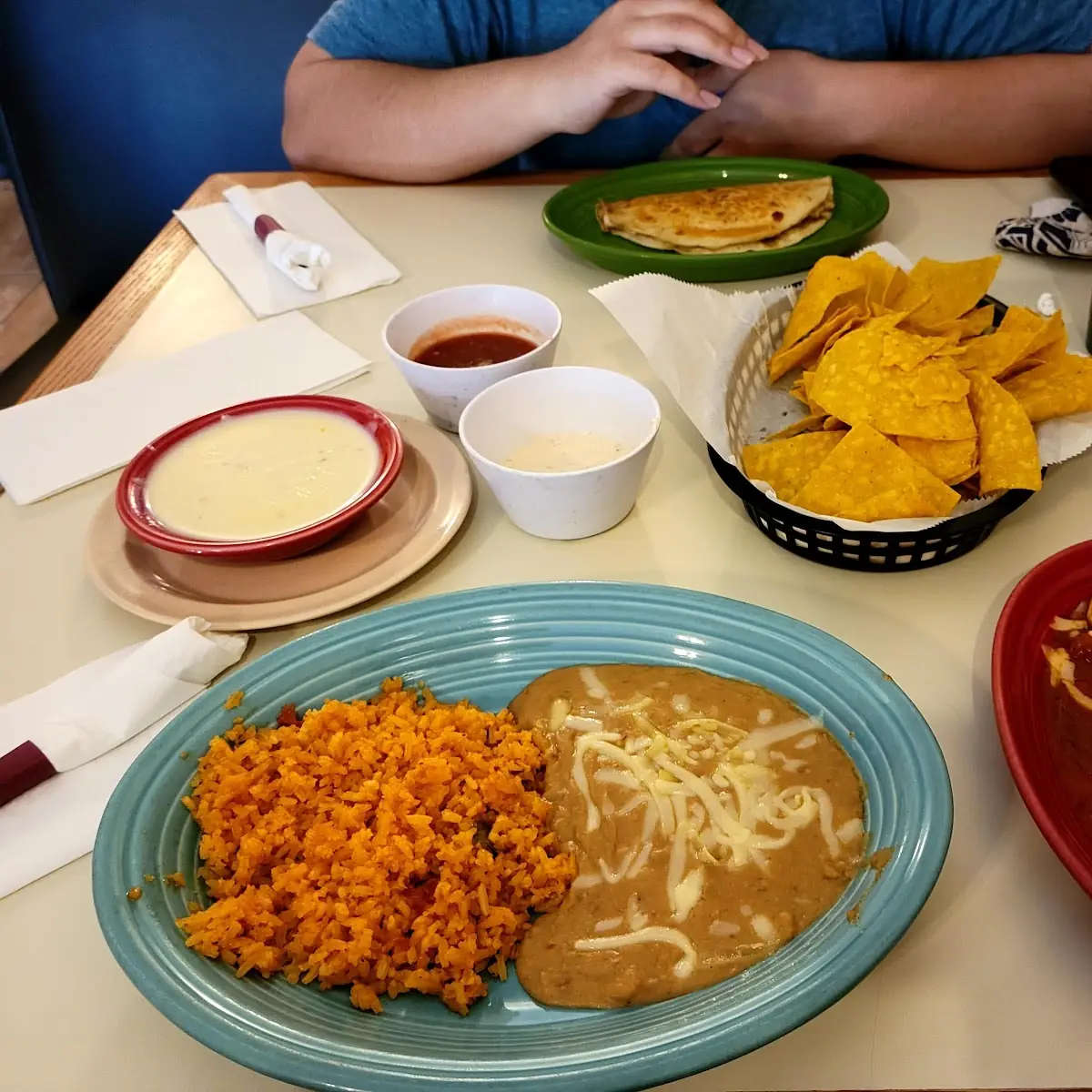 Beef Burrito with Rice & Beans