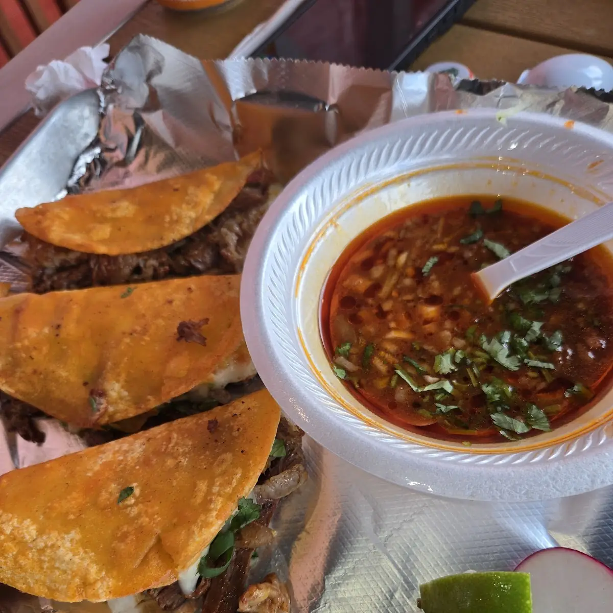 Quesa Birria Tacos