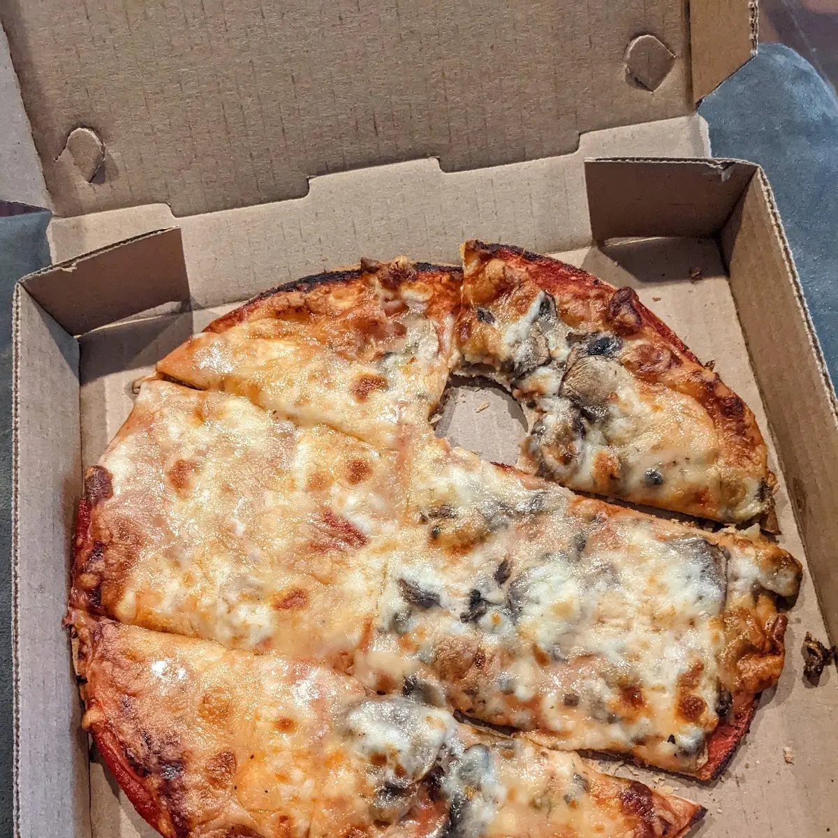 Small 1 2 Mushroom Mixed Cheese Pizza
