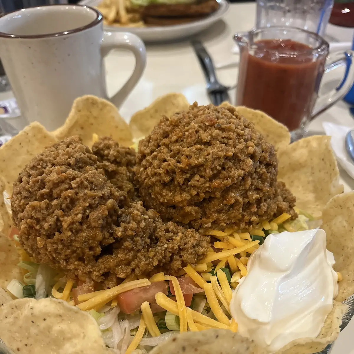 Double Meat Taco Salad