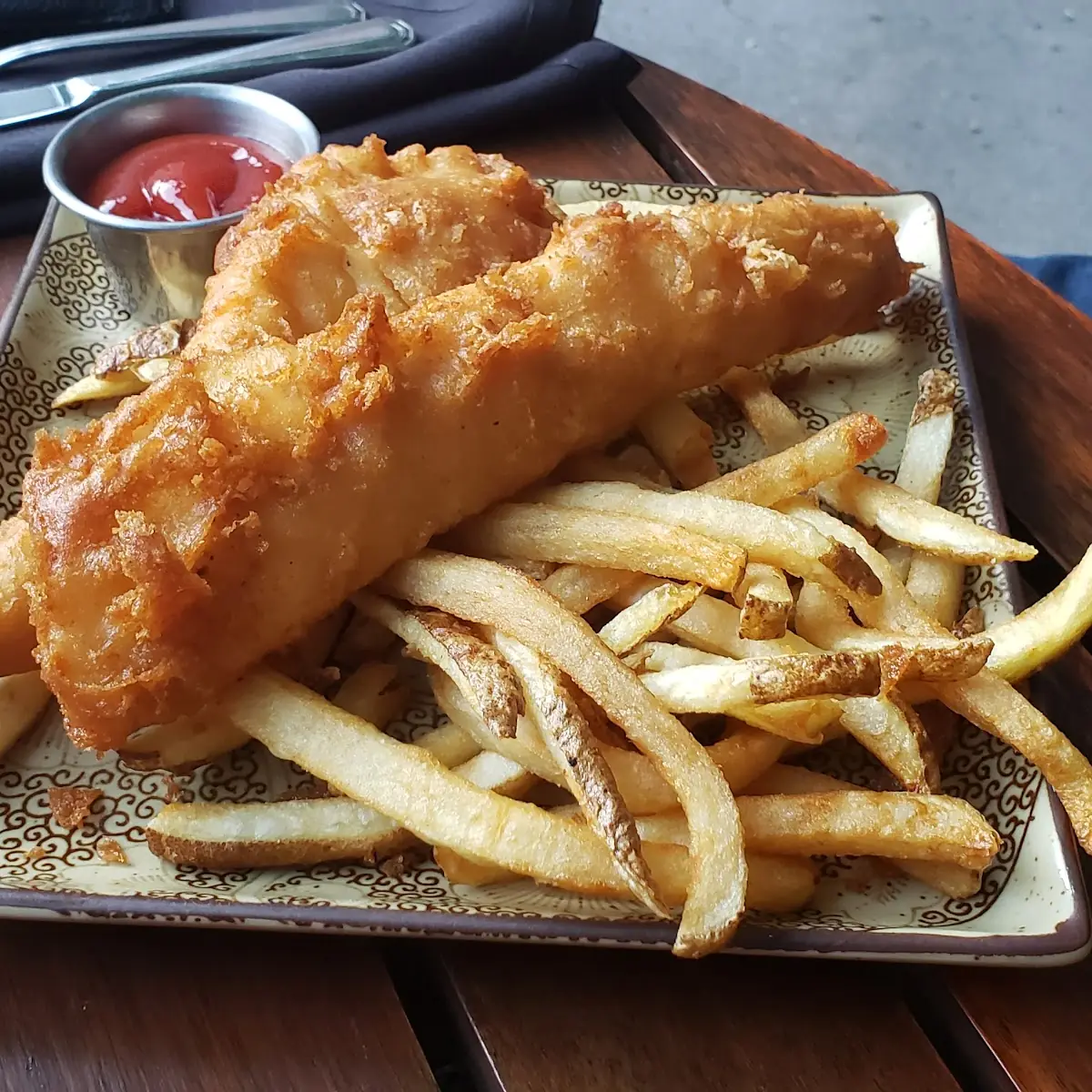Beer Battered Fish & Chips