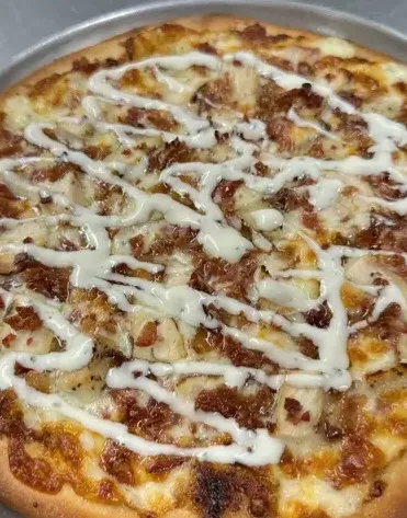 Chicken Bacon Ranch Pizza