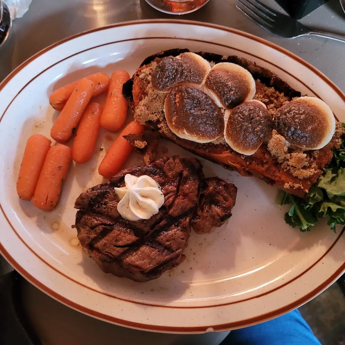 Filet Minon with Baked Sweet Potato My Favorite