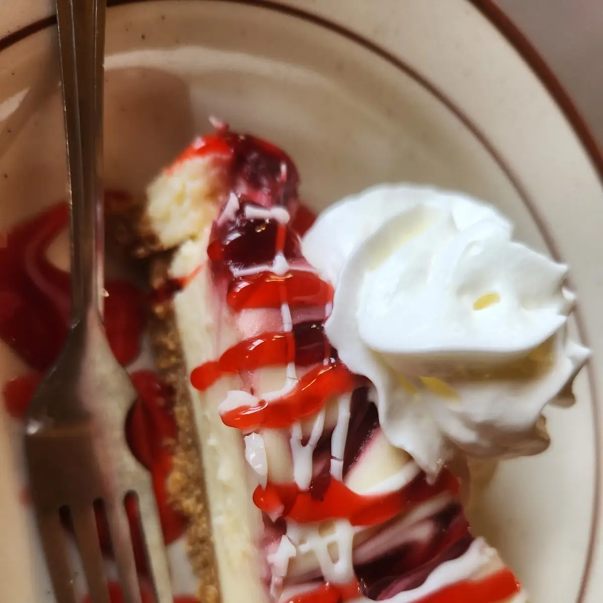 Special White Chocolate Raspberry Cheesecake