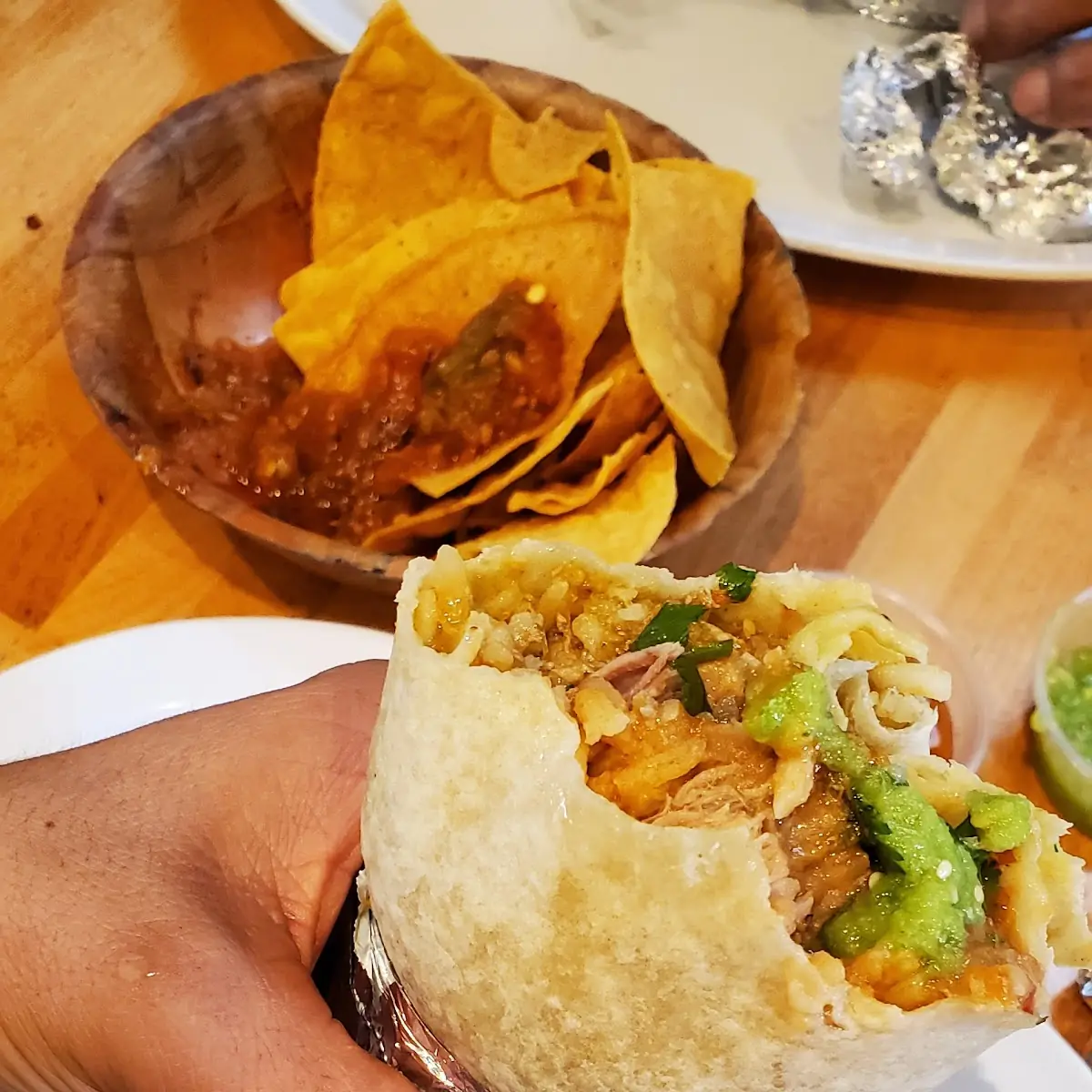 Burrito En Salsa Verde