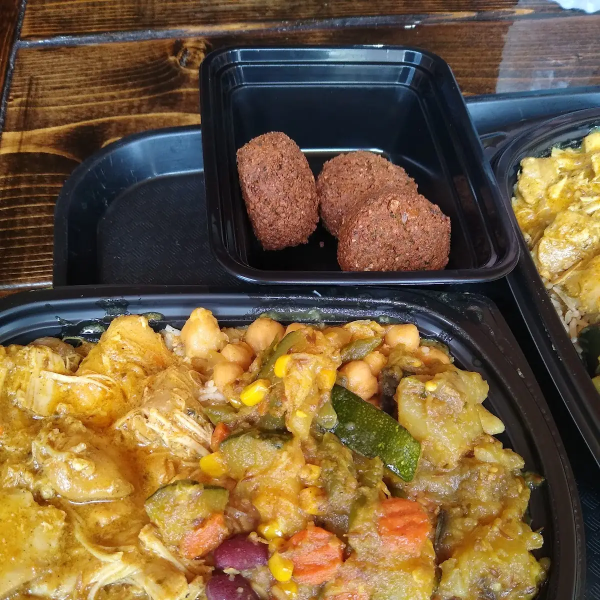 Falafel with Build Your Own Plate