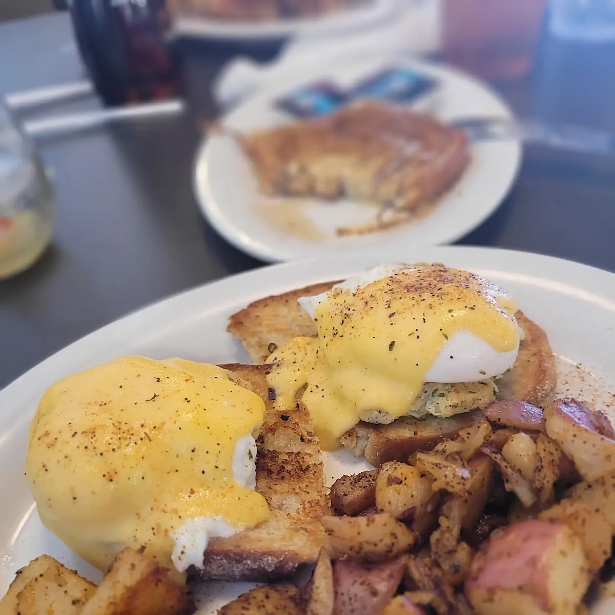 Eggs Benedict with Home Fries