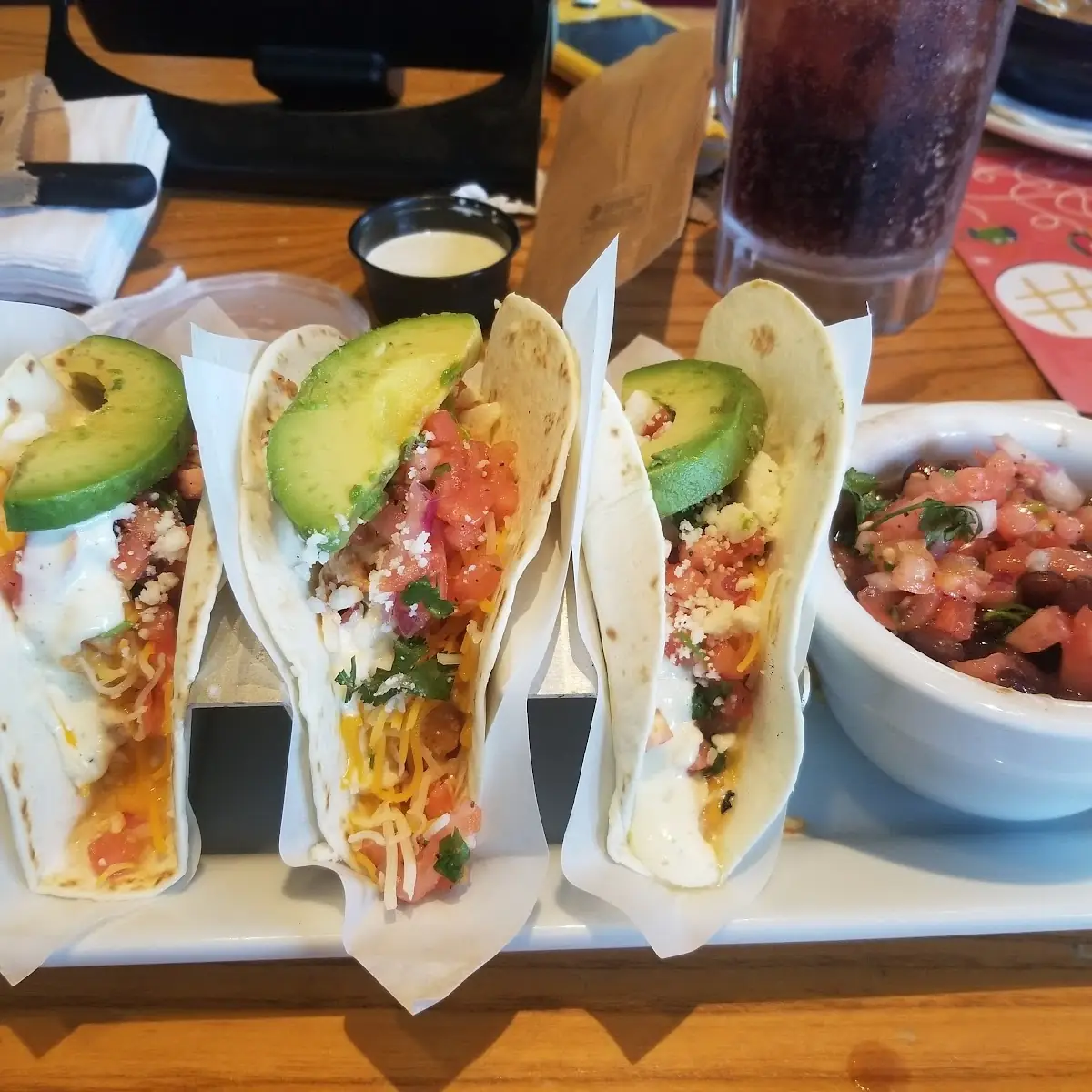 Ranchero Chicken Tacos