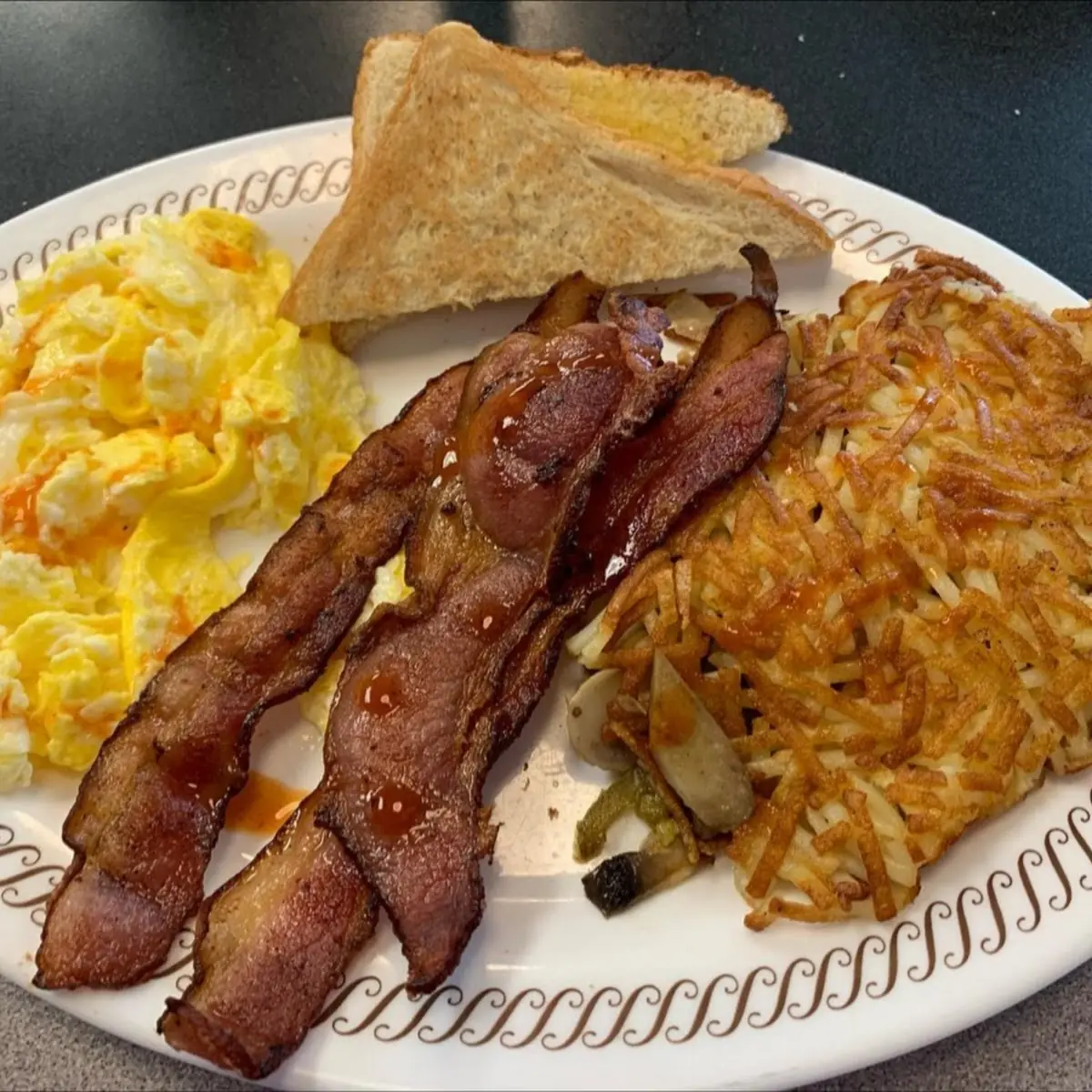 Eggs Bacon and Hash Browns