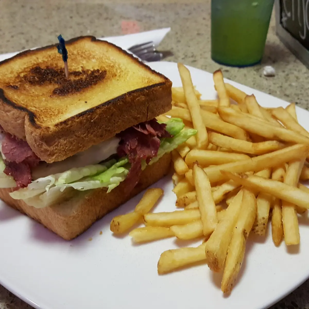 Burger with Fries