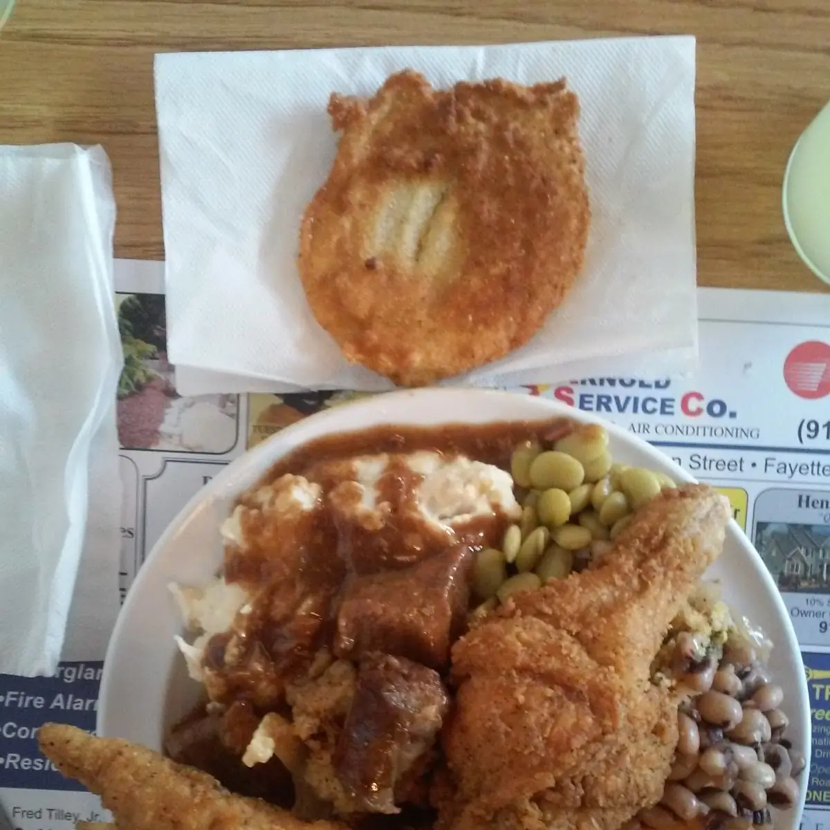All You Can Eat Chicken Fish Butter Roll