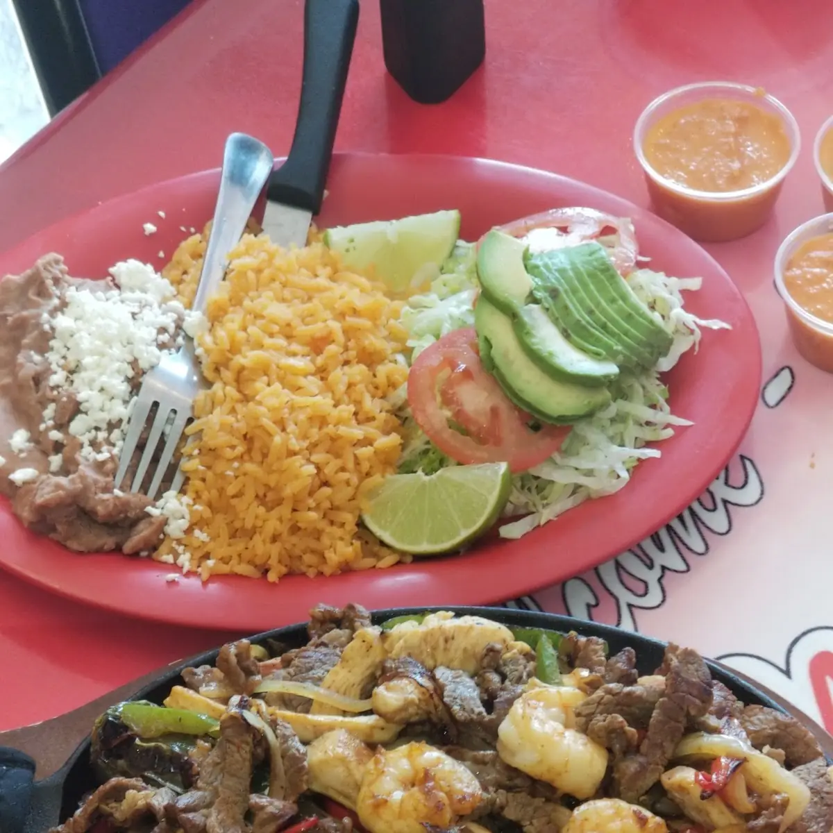 Fajitas de Camarón Shrimp Fajitas