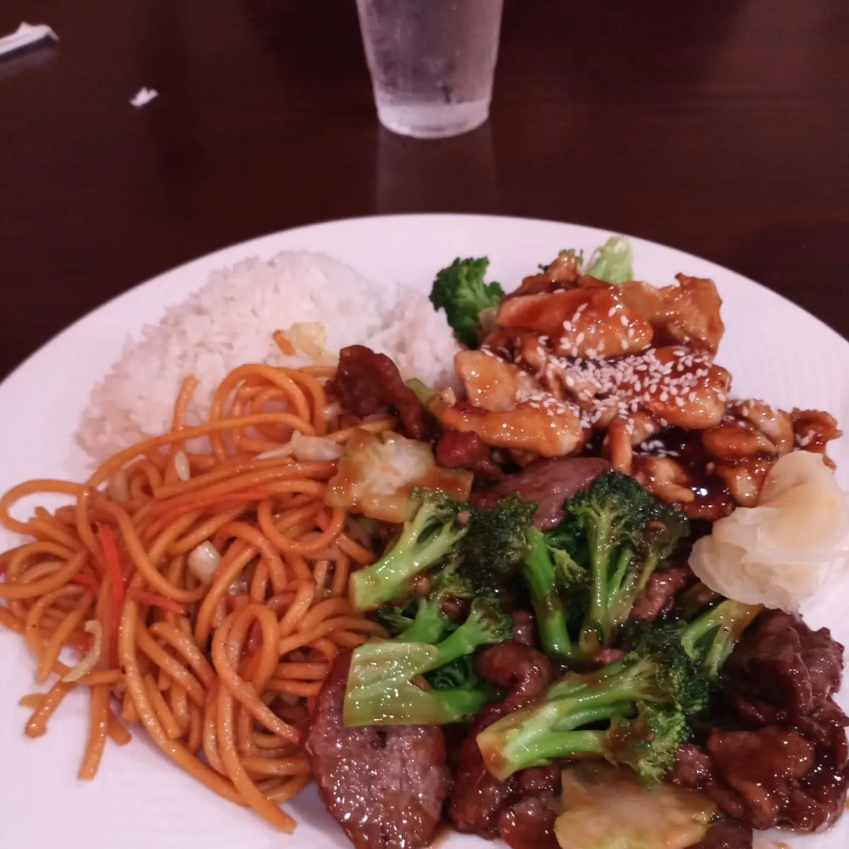 Teriyaki Chicken and Broccoli Beef