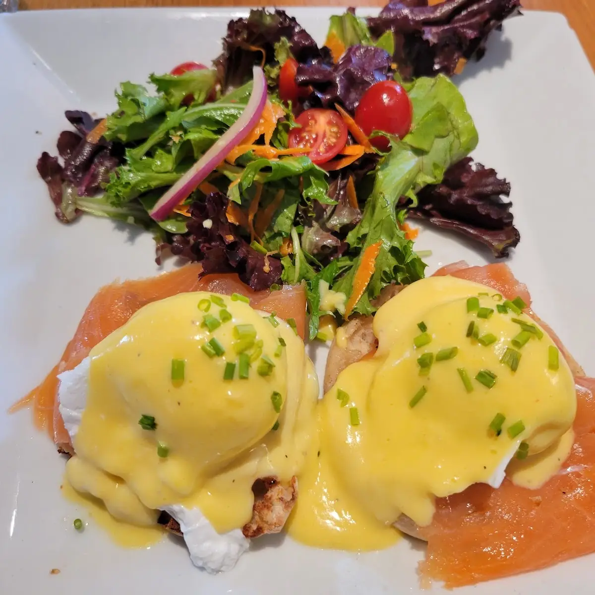 Eggs Benedict with Smoked Salmon
