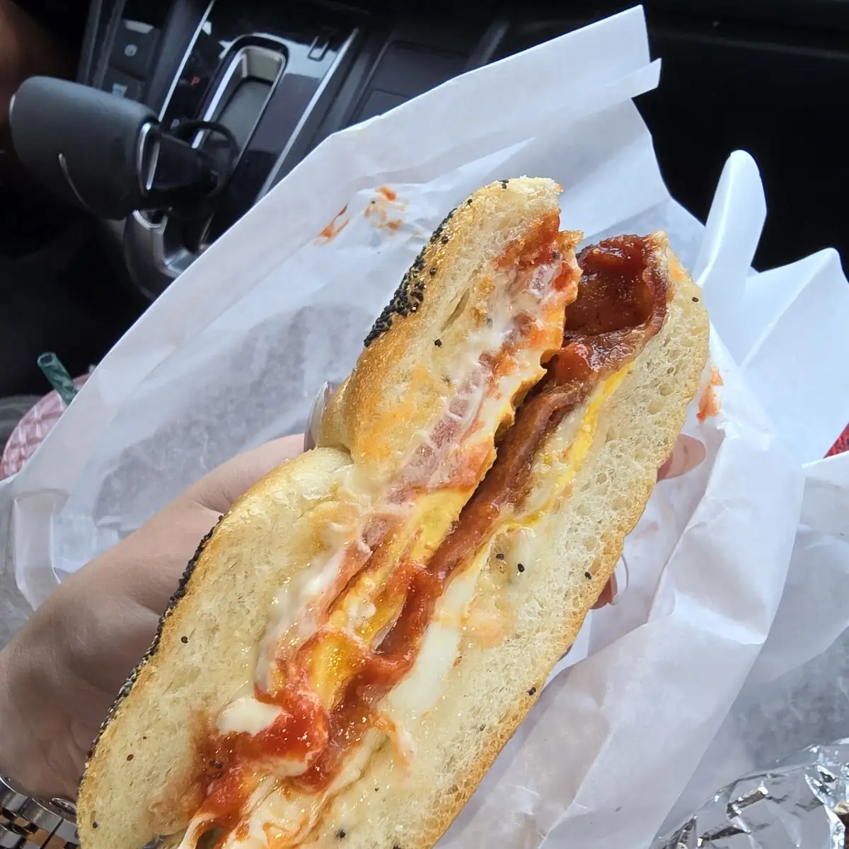 Bacon Sausage or Ham Egg & Cheese