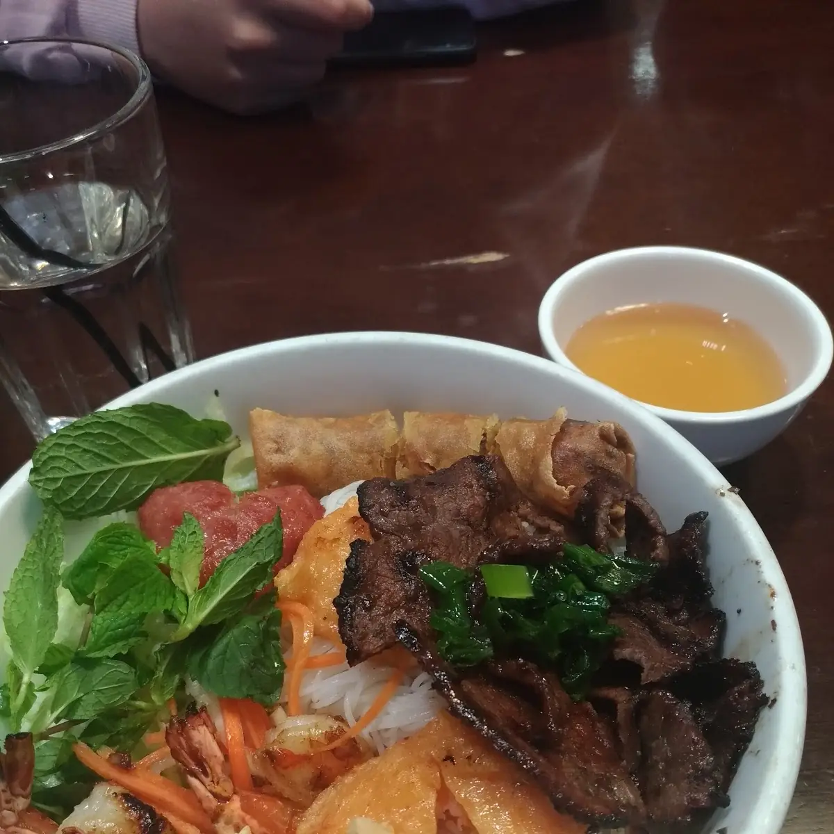 Grill Pork with Rice Noodle