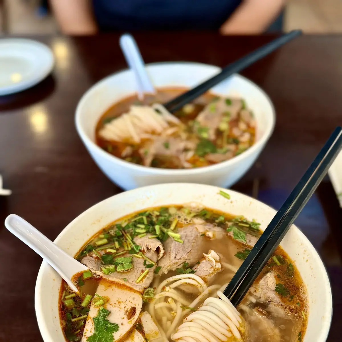 Stewed Beef Noodle Soup w Rice Noodle
