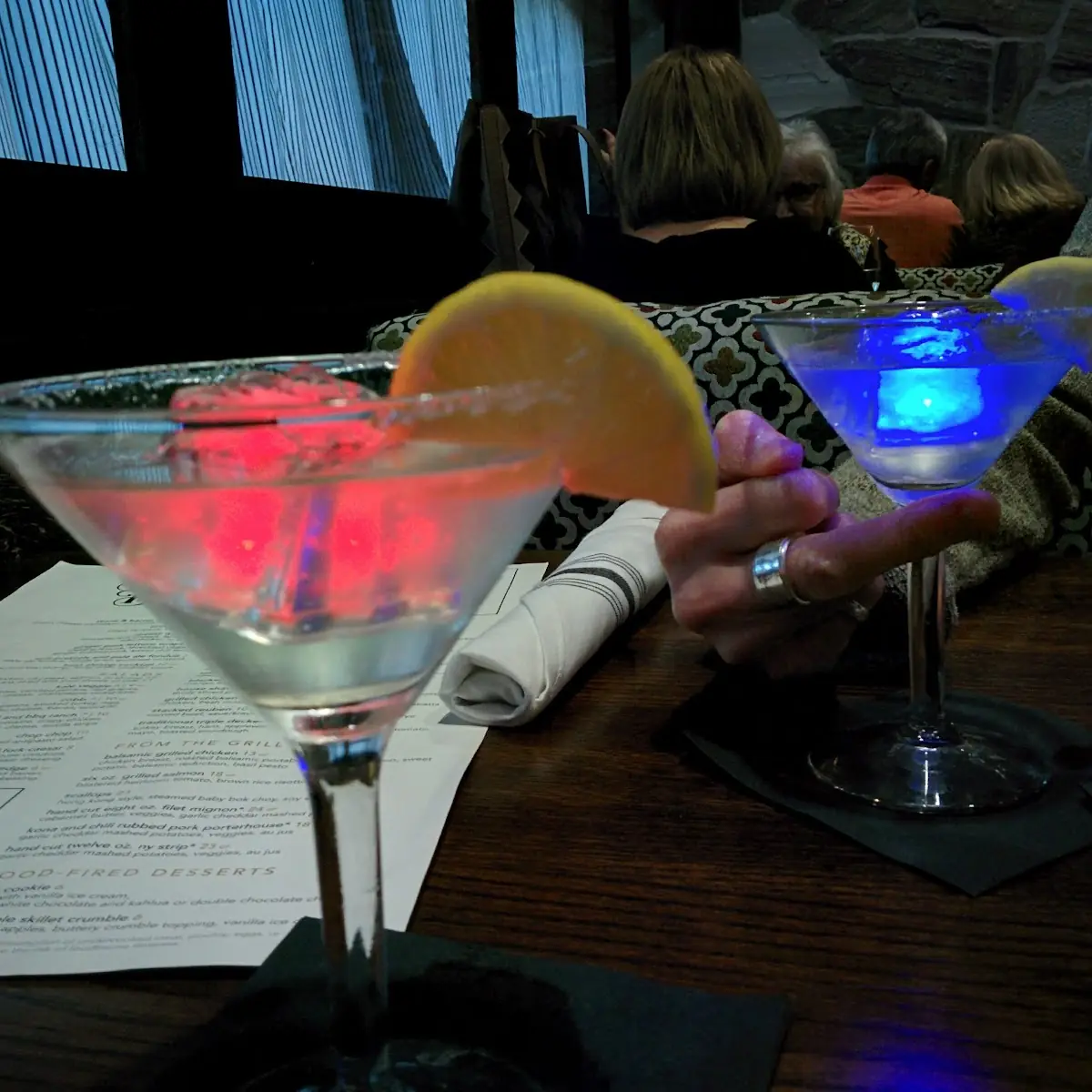 Fluorescent Lemon Drop Martini