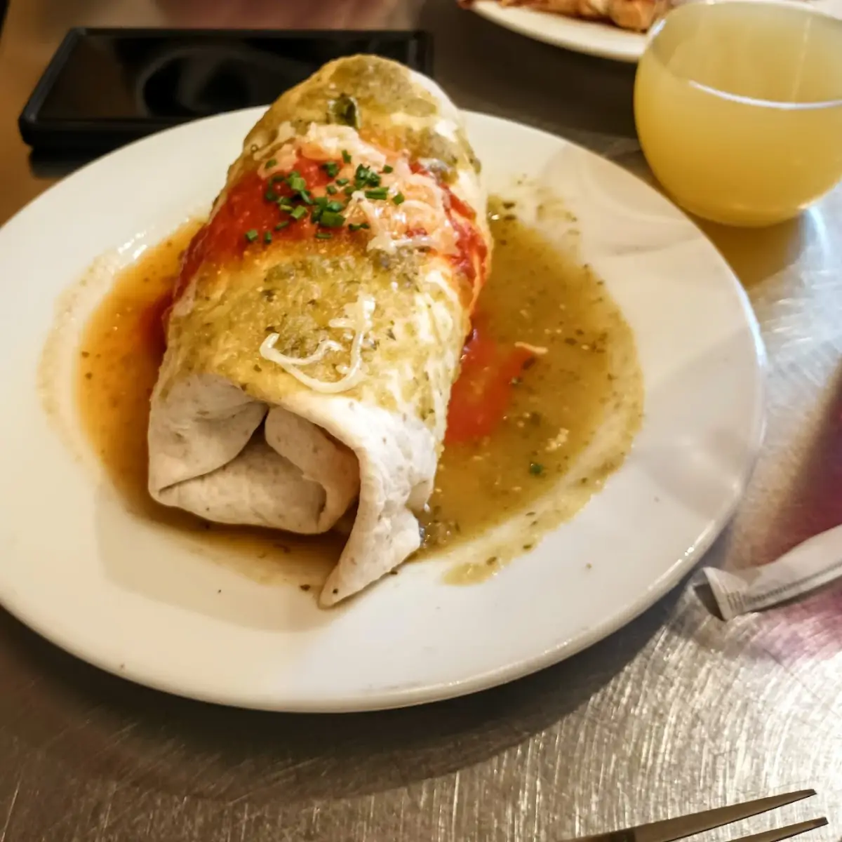 Smothered Breakfast Burrito