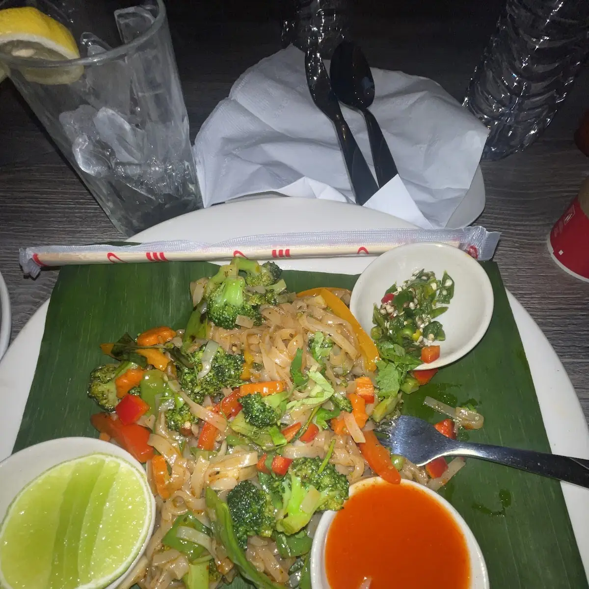 Drunken Noodles with Veggies