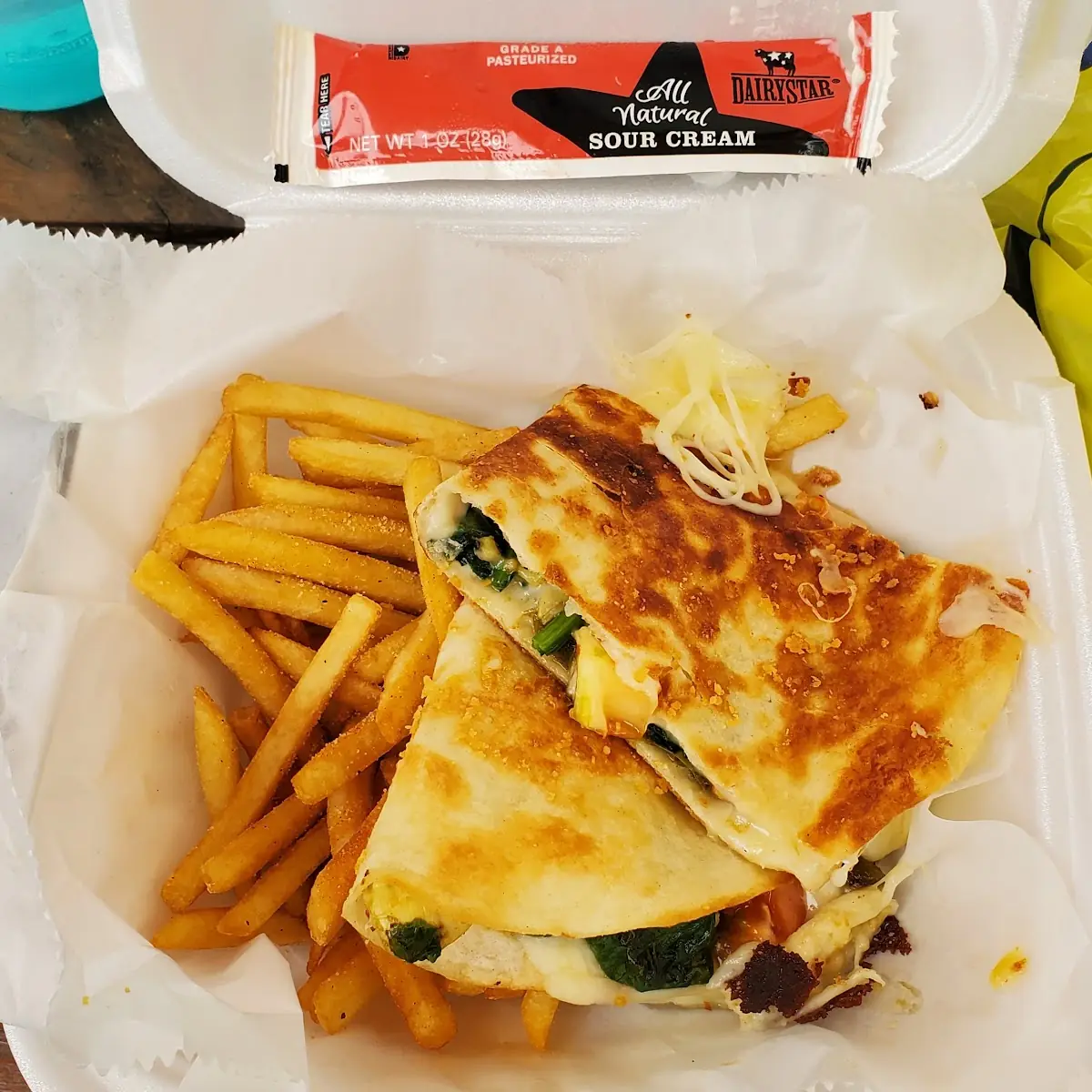 Spinach & Artichoke Quesdilla