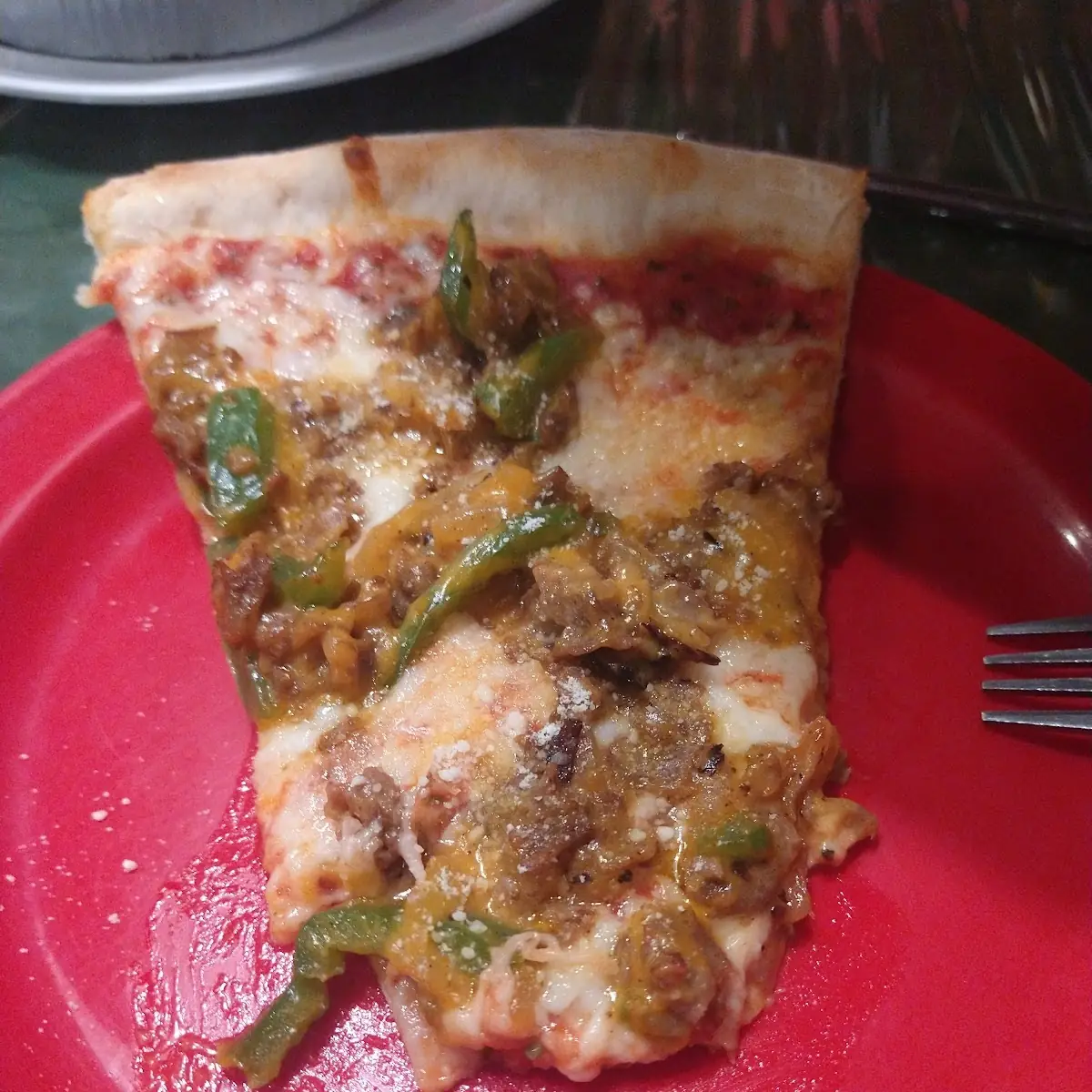 Cheddar Cheese Steak Pizza