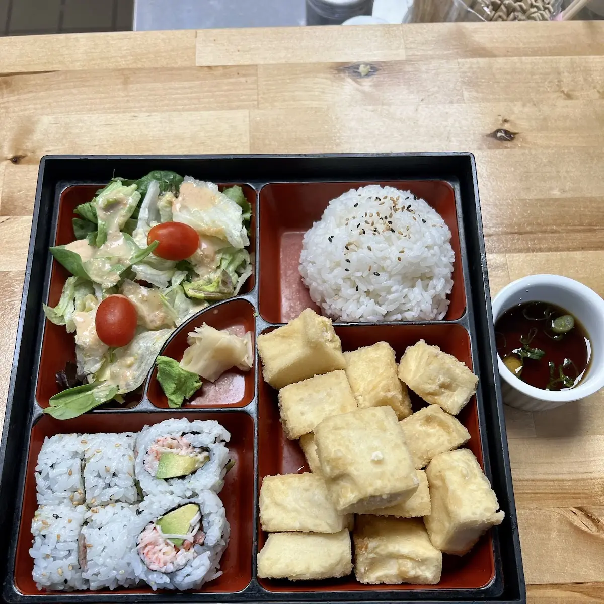 Crispy Tofu Bento Box