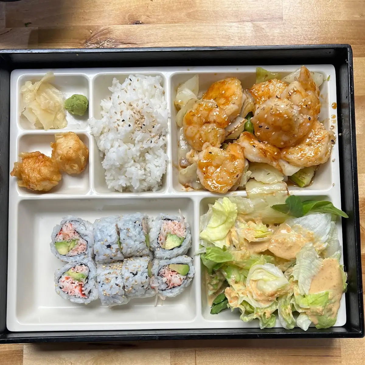 Tempura Shrimp Bento Box
