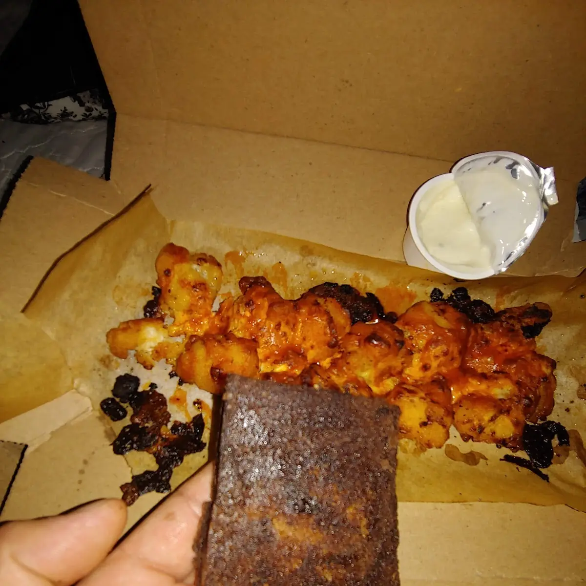 Burnt and Wrong Chicken Wings
