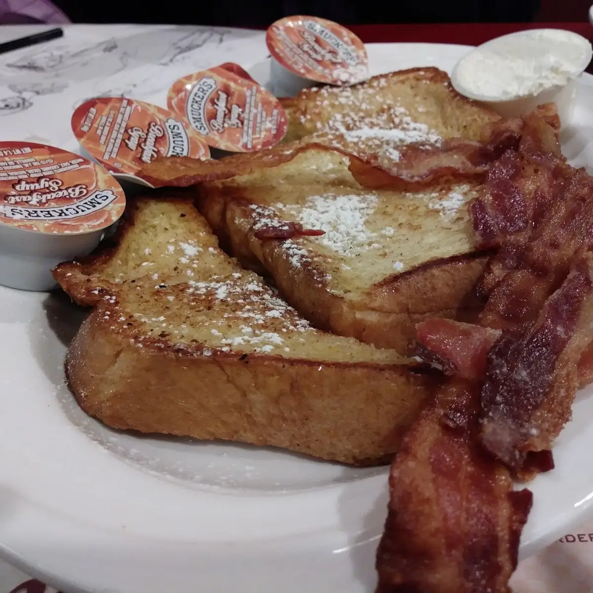 French Toast and Pancake Combo