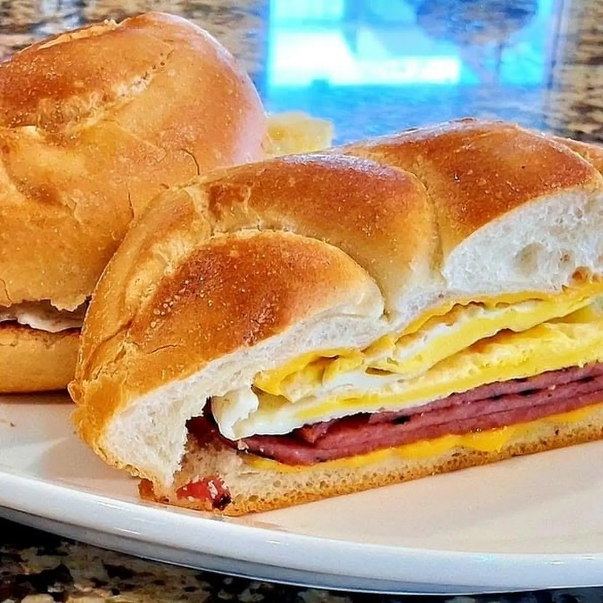 Taylor Ham Egg & Cheese on a Hard Roll