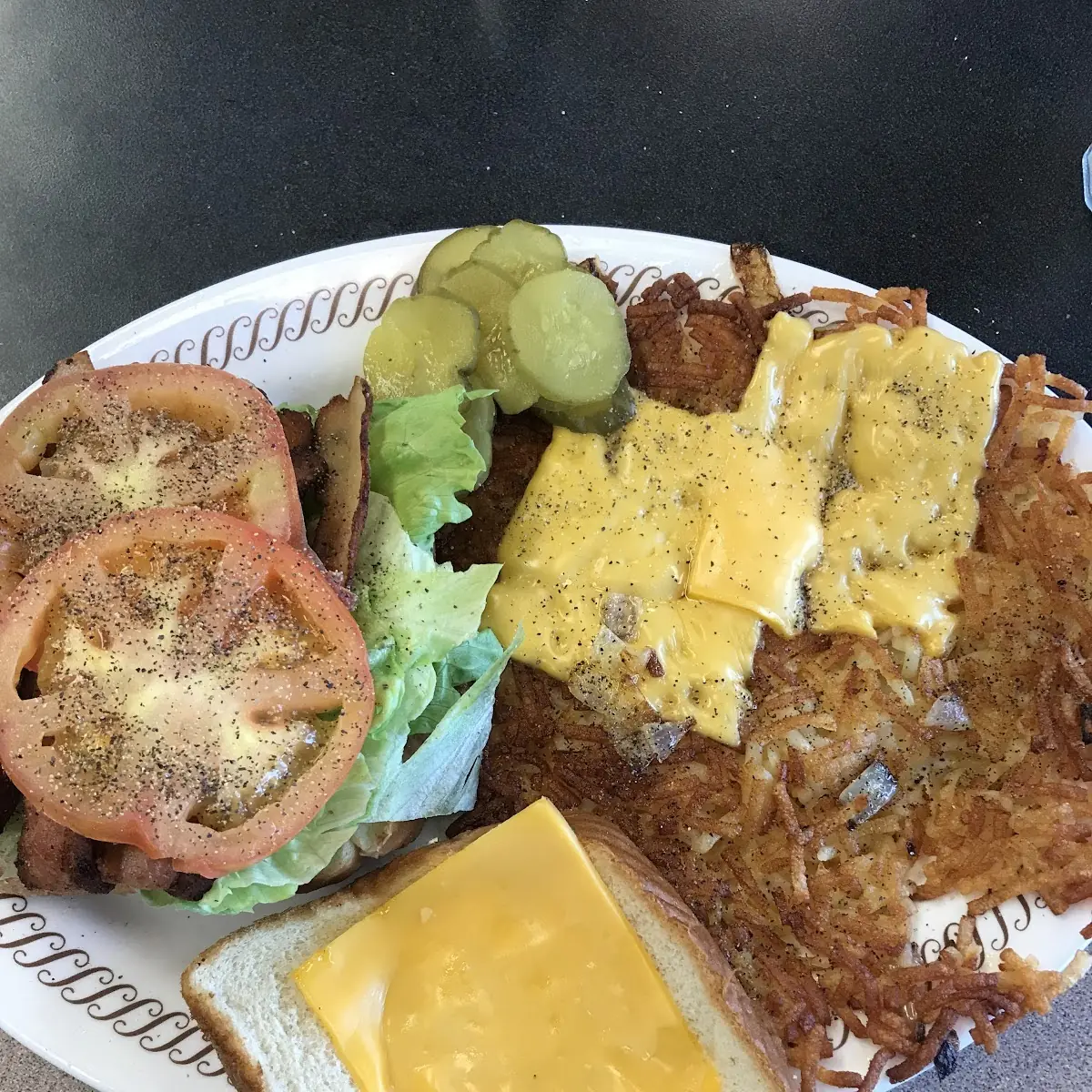 blt and Hash Browns