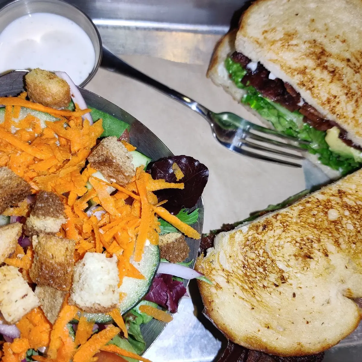 Blat with Side Salad