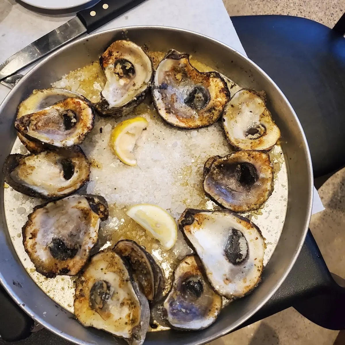 Dozen Raw Oysters on the Half Shell After We Ate Them
