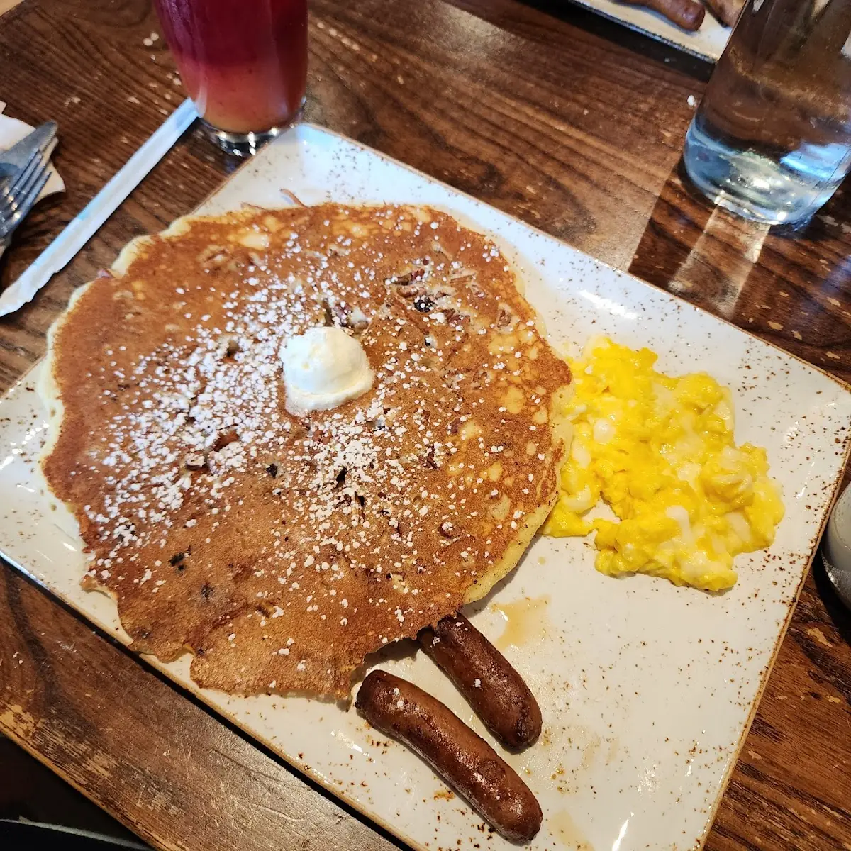 Carrot Cake Pancake Combo